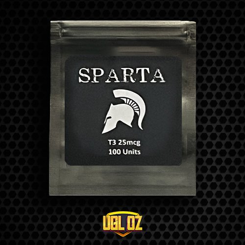 Sparta T3 25mcg X 100 Units